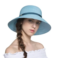summer new straw hat womens korean version outdoor travel big eaves hat japanese seaside beach sunscreen hat wholesale