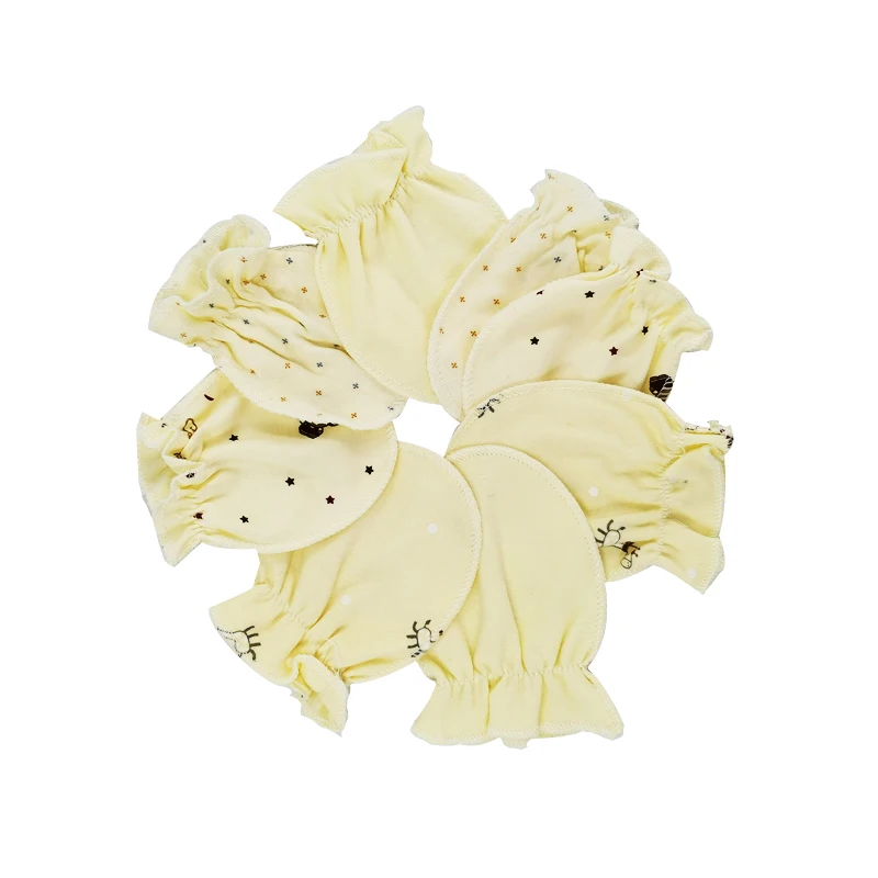 Перчатки хлопковые для новорожденных девочек 3 пары защита от царапин 0-3 м 2020 |