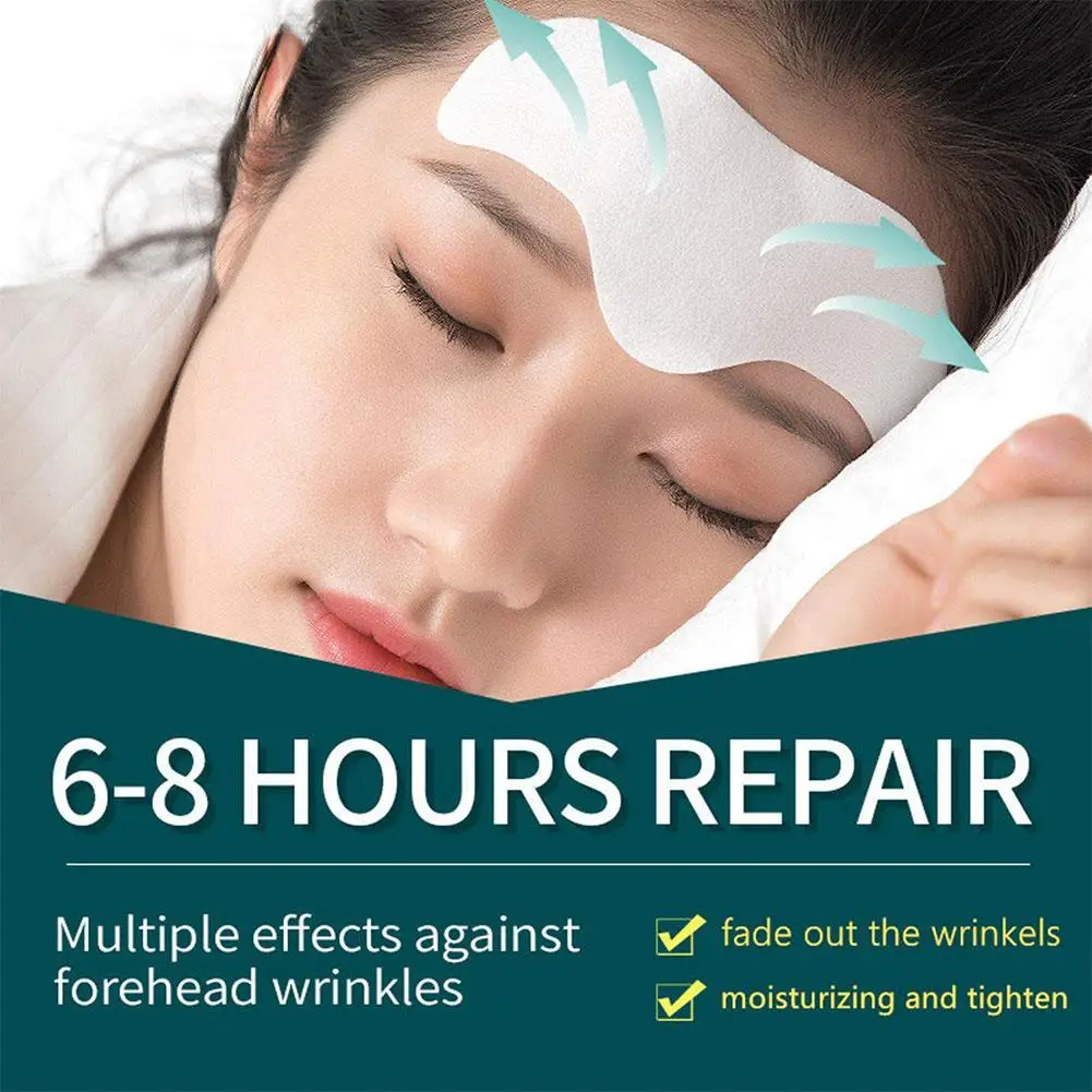 

10pcs Anti-wrinkle Forehead Patches Removal Moisturizing Anti-aging Sagging Wrinkles Smoothing Lines Locking Moisture Products