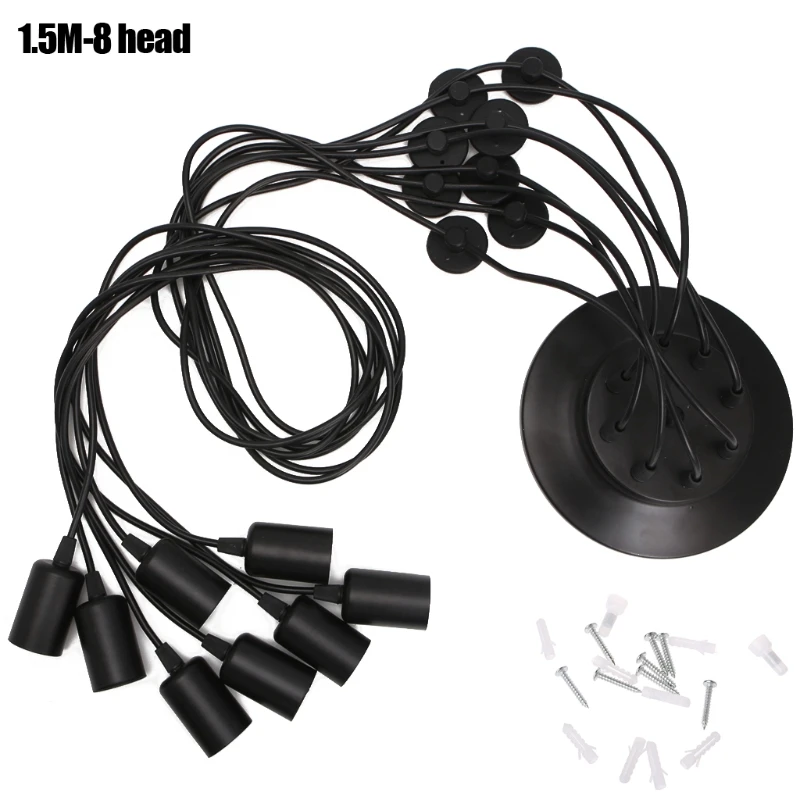 

New Style Fashion Vintage Nordic Spider Pendant Lamp Multiple Adjustable Retro Pendant Lights Loft