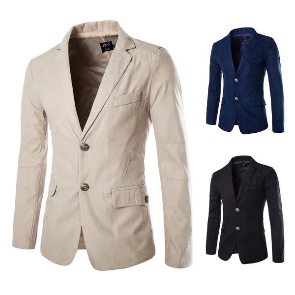 ZOOGAA Hot Sale New Arrival Fashion Blazer Mens Casual Jacket The New Spring and Summer of Men Suits Casual Coat