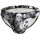 Купальные трусы мужские, быстросохнущие, нейлоновые, с принтом черепа