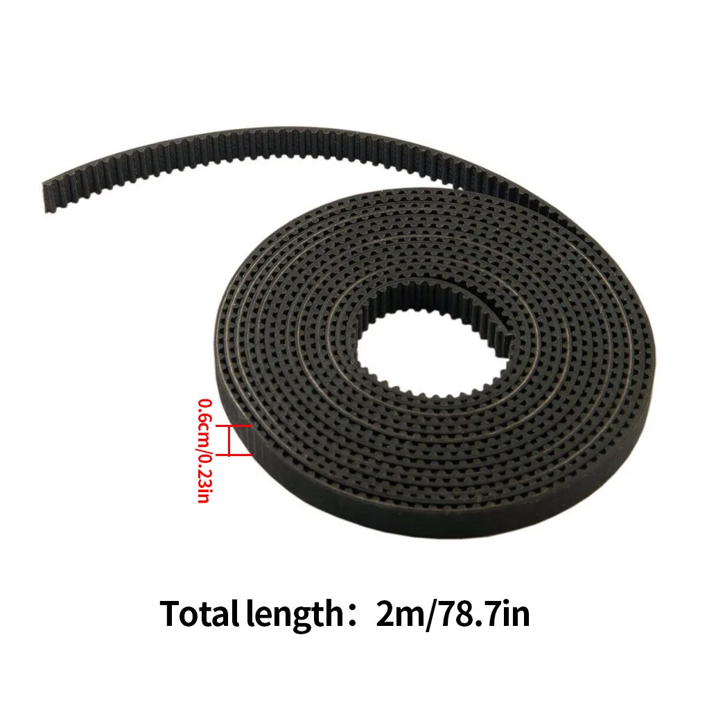 

2/5meter GT2-6mm Open Timing Belt Width 6mm GT2 belt PU With Steel Core Belt 2GT Timing Belt For Reprap 3D Printer Parts