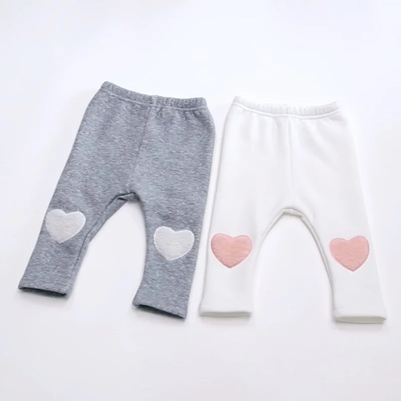 

Winter Baby Leggings Plus Velvet Warm Korean Cute Princess Pants Girls Trousers 2020 Autumn Children's Clothes Soft Comfortable