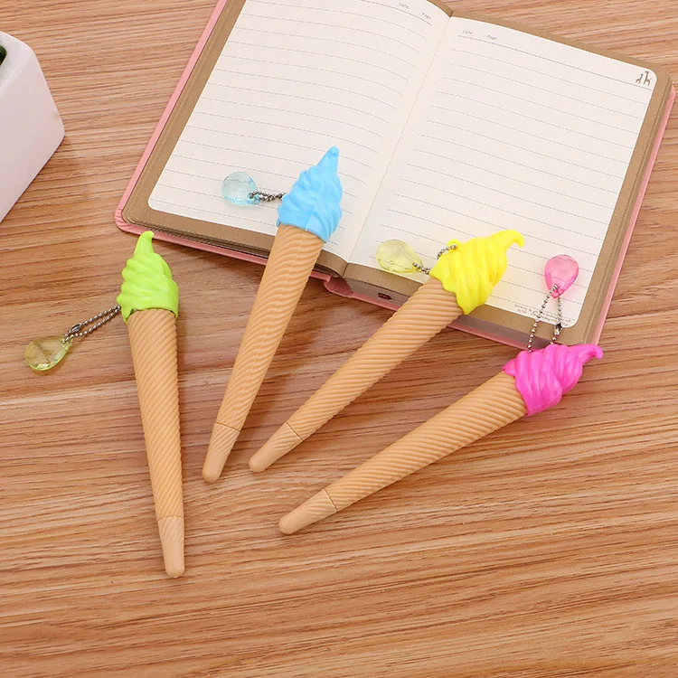 1 шт. мультяшная гелевая ручка с мороженым милая ученическая творческая