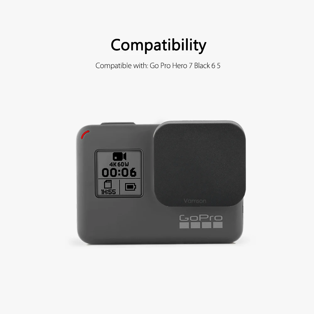 Vamson для Gopro hero 7 черный 6 5 Аксессуары 3 в 1 Защитная крышка объектива+ ЖК-экран протектор+ объектив протектор VP709A