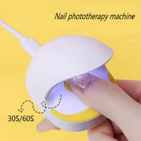 6w mini usb uv led nail dryer lamp nail art manicure tools white egg shape design 30s fast drying curing light for gel polish