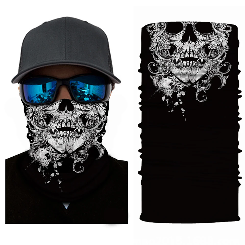Маска Балаклава HEROBIKER мотоциклетная полноразмерная бандана для езды на