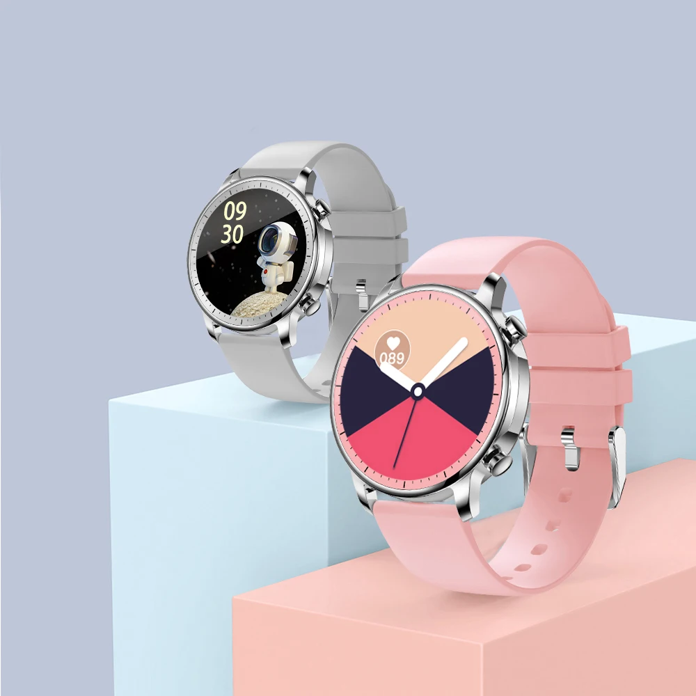 

DAWI 2021 Smart Watch Women Full Touch Screen IP67 Waterproof Heart Rate Monitor Fitness Tracker Smart Clock Men Smartwatch