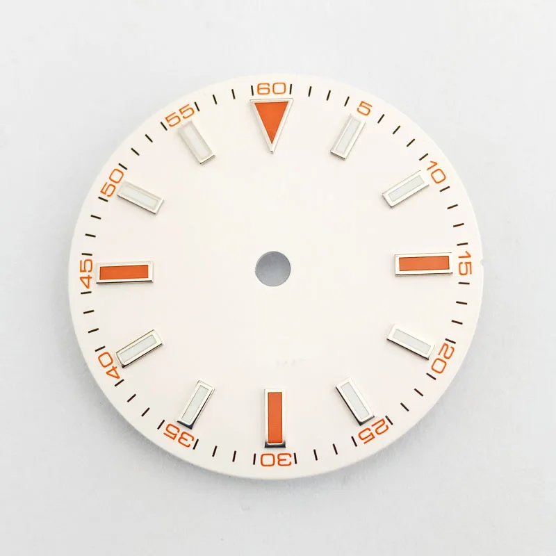 white no logo Bliger 1 шт стерильный 29 мм Циферблат подходит для ETA 2824/2836, Mingzhu DG 2813/3804, Miyota 8205/8215/821A/82 серии механизм - Цвет: white no logo