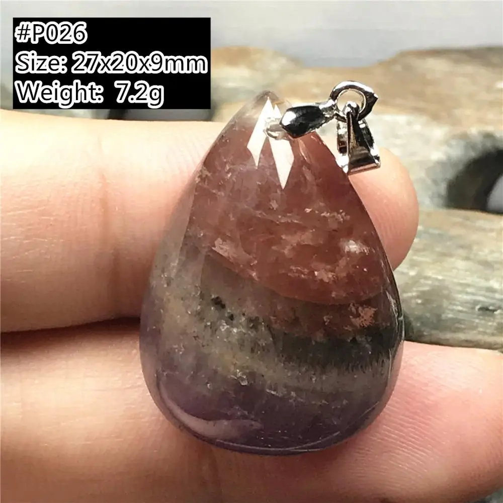 Ожерелье подвеска натуральный какоксенит ауралит 23 ювелирные изделия для женщин