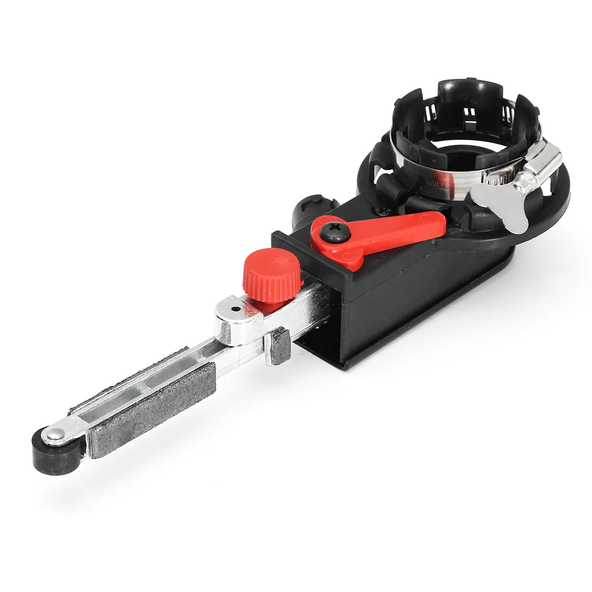 Шлифовальный ленточный адаптер Drillpro 800 Вт для электрошлифовальной машины 100 мм 4