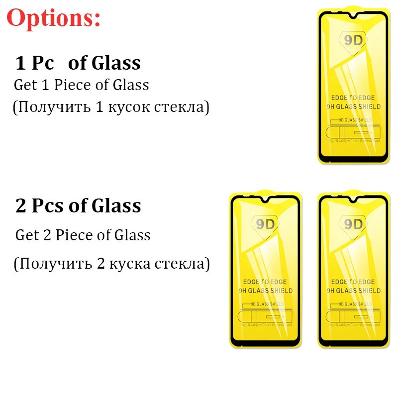 Защитное стекло 9D для Samsung Galaxy A51 A71 A50 A70 A80 2 шт. | Мобильные телефоны и аксессуары