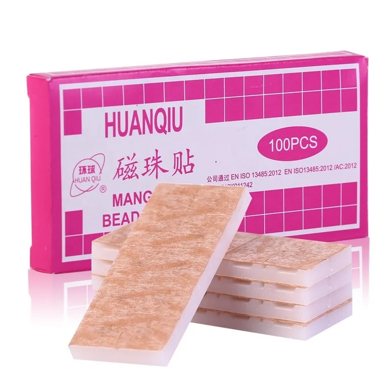 Huanqiu брендовая Пресс игла Стерильная с золотым напылением для магнетической