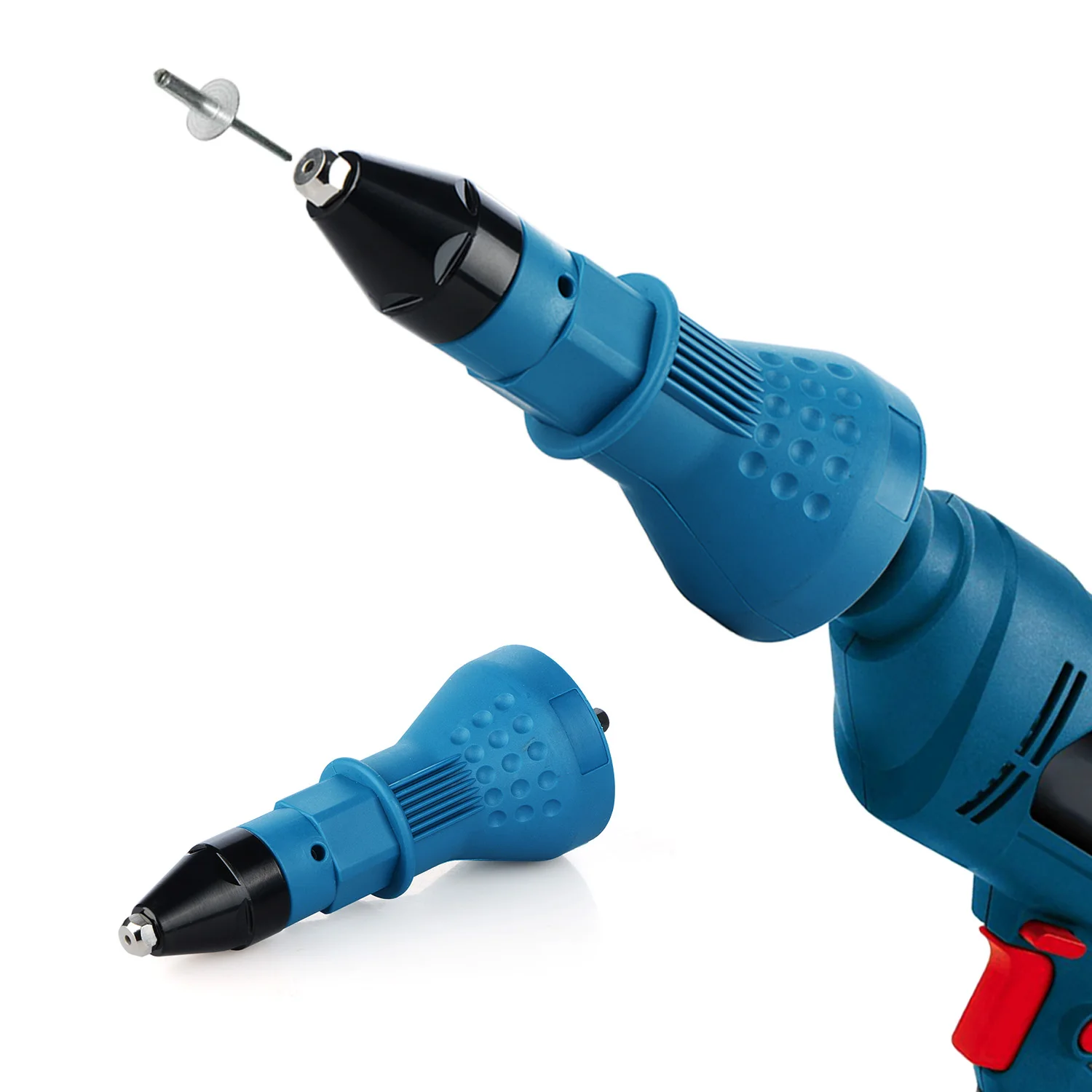 

Electric Pull Drill Riveter Conversion Adapter Rivet Nozzle Nut Guns Riveting Drill Adaptor Nut Tool Multifunction Nail Gun Tool