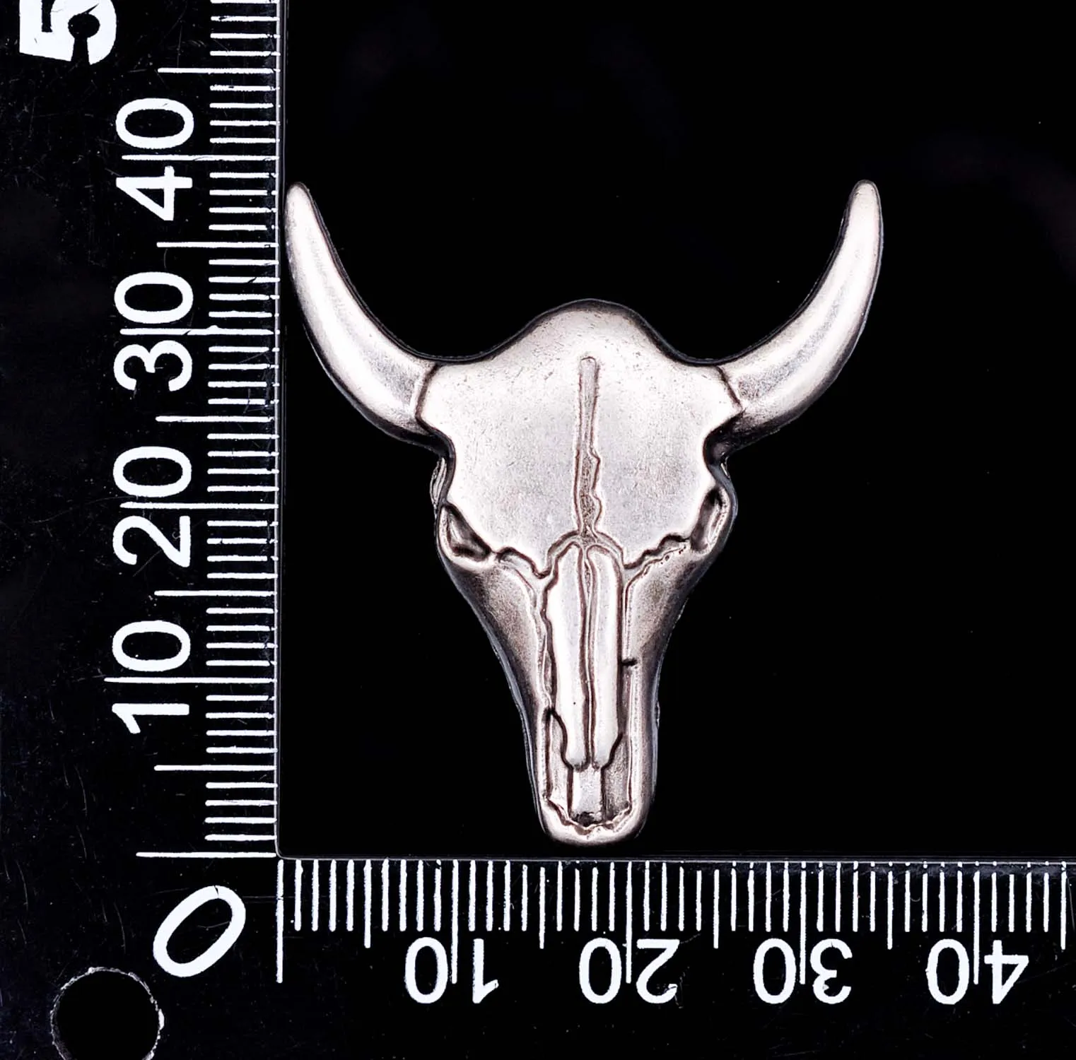 10 шт. античный серебряный западный ковбой Техасский бык Buffalo Longhorn Голова Череп кожевенное ремесло седло Conchos Западный Декор отвертка