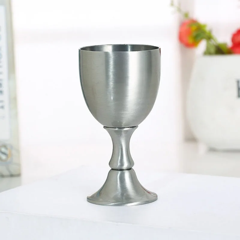 

120ml Wine Glasses Classical Copper Goblet Household Dining Bar Party Drinking Cup European Noble Metal Wine Glass Creative Gift