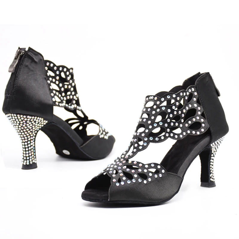 Обувь для латинских танцев Женская бальных Современная танцевальная обувь
