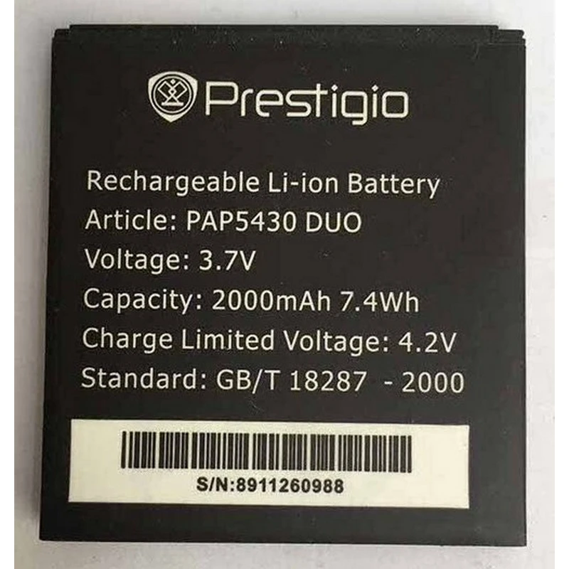 Аккумулятор для Prestigio MultiPhone 5430 PAP5430|Аккумуляторы мобильных телефонов| |