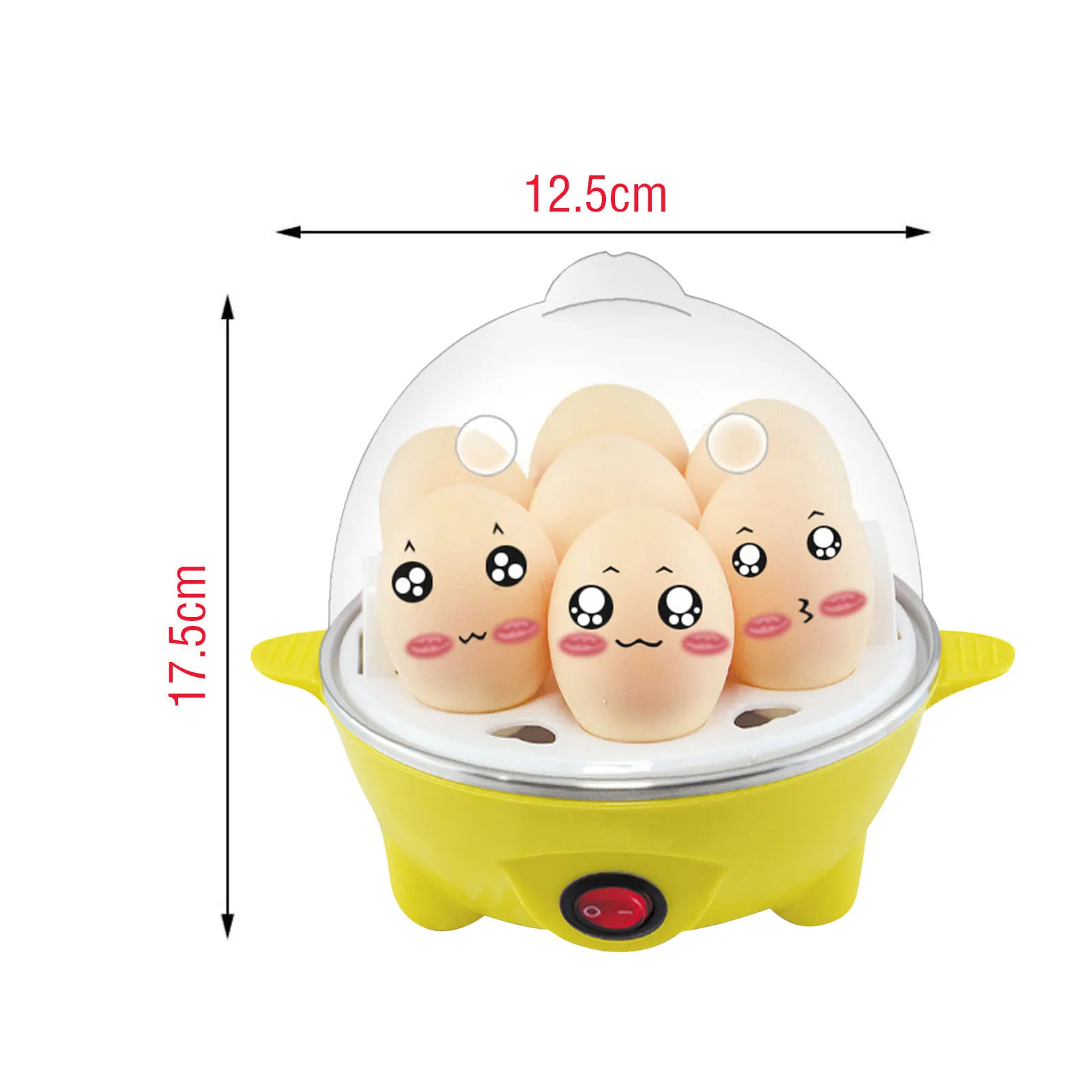 

Multifunctional Household Egg Cooker Electric Egg Cooker Boiler Rapid Heating Stainless Steel Steamer Pan Cooking Tools 2021