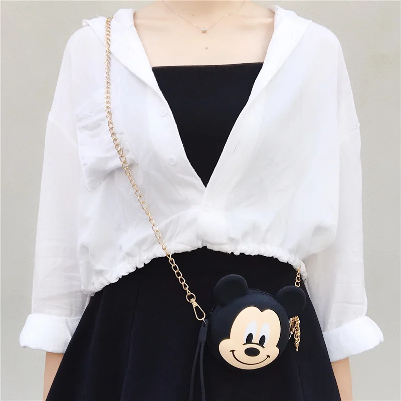 Оригинальный кошелек Q UNCLE мультяшный Диагональная Сумка с цепочкой портативные