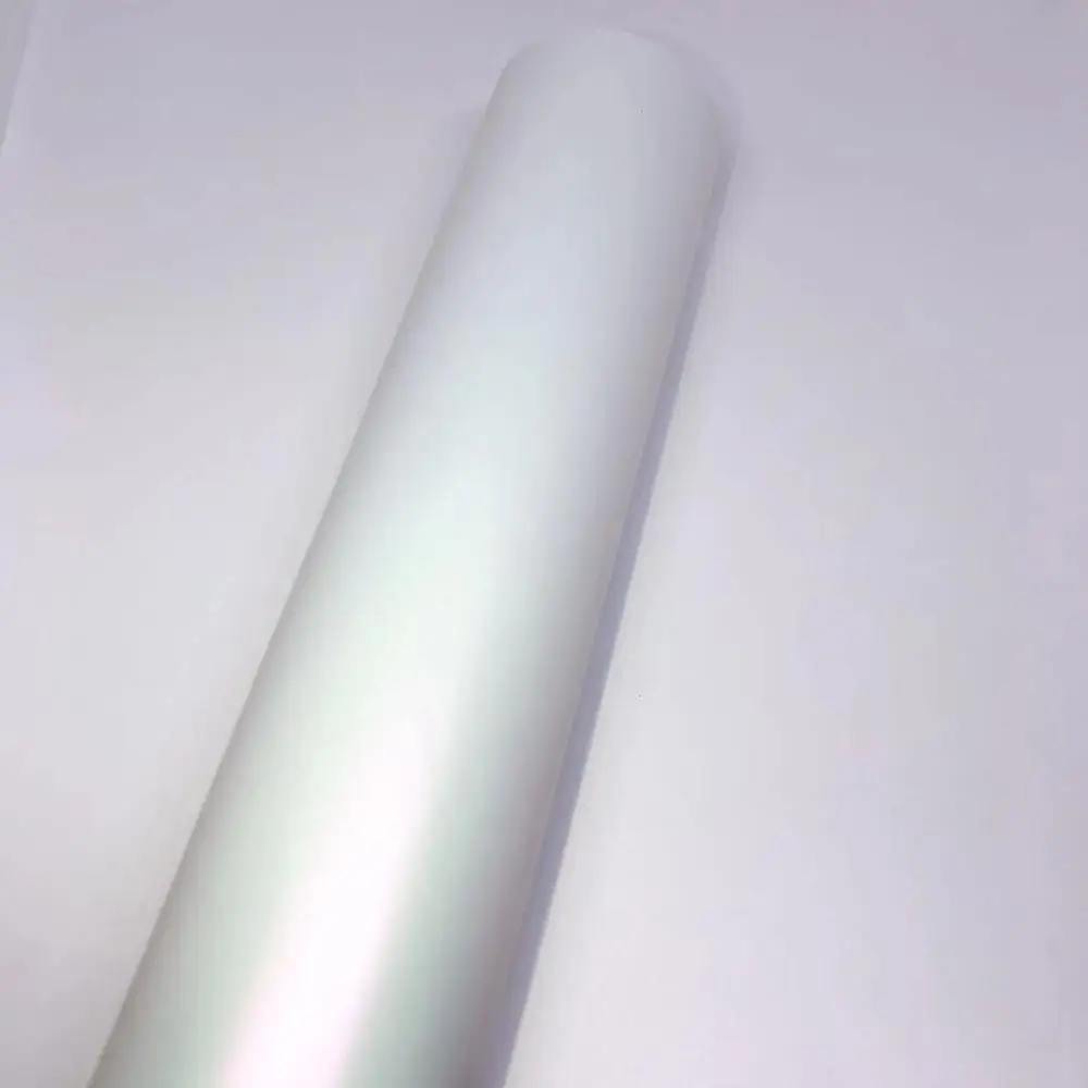 Виниловая пленка для автомобиля меняющая цвет белый на розовый обертка без