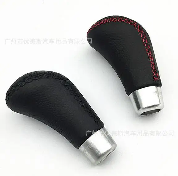 Universal MT PU Leather Manual Gear Shift Knob Gearshift Shifter Stick Lever Headball Pen ARM Fit For MOMO TOYOTA Volkswagen | Автомобили