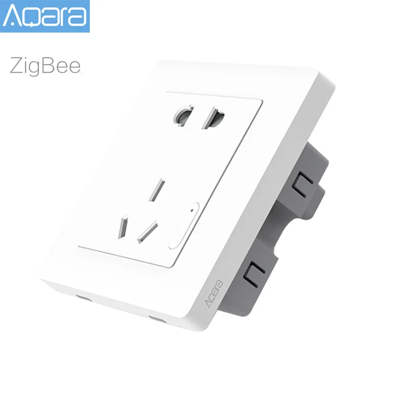 Умная настенная розетка Aqara ZigBee оригинальная Беспроводная с переключателем