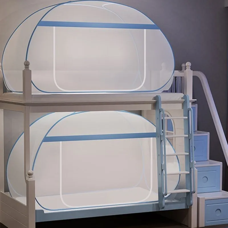 Двухъярусная кровать двухъярусная москитная сетка студенческая штора складная