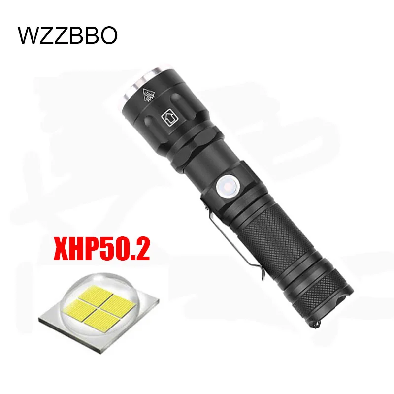 Светодиодный фонарик высокой мощности XHP50.2 50000 лм перезаряжаемый от Usb
