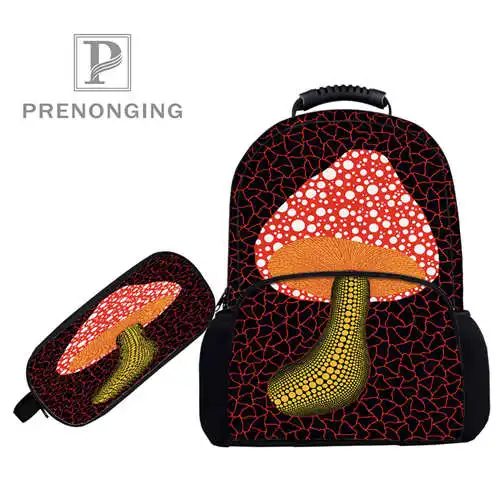 На заказ 17 дюймов yayoi kusama рюкзаки пеналы для ручек 3D печать школьные женские