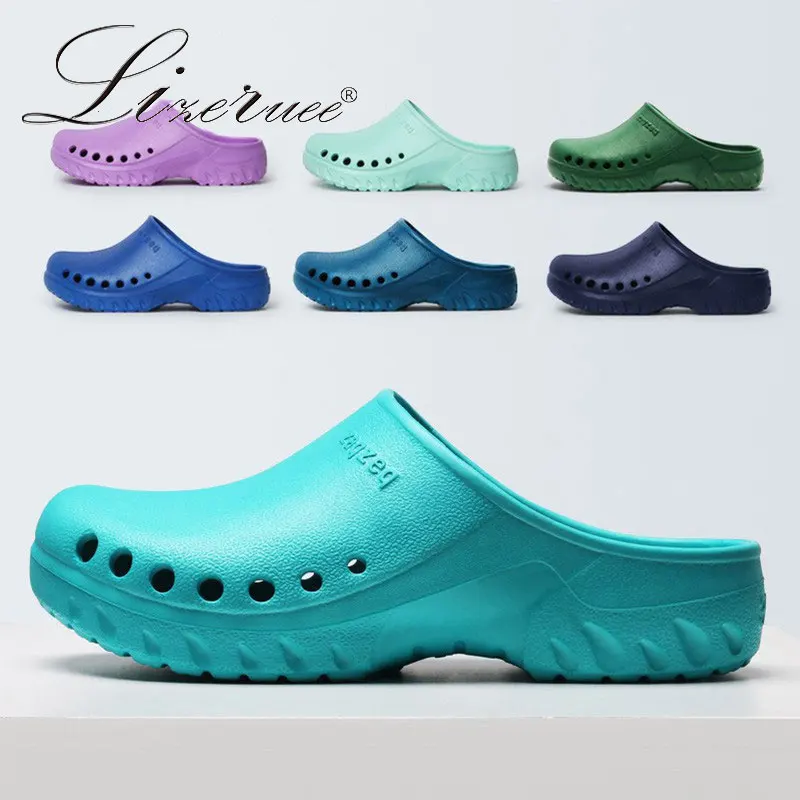 Докторские женские медицинские тапочки чистые хирургические сандалии