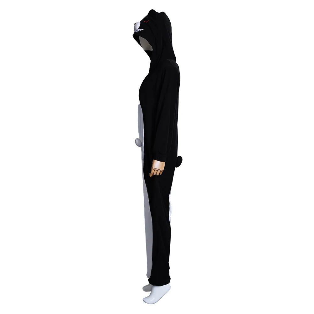 Danganronpa Monokuma Monomi Cosplay Dangan Ronpa Cosplay Pajamas Costume Jumpsuit Unisex images - 6