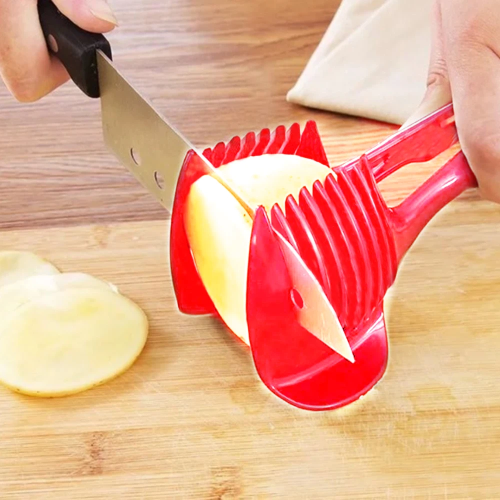 Многофункциональный кухонный помощник красный помидор круглый зажим для