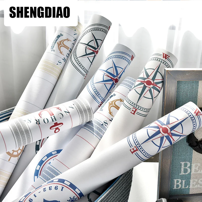 Самоклеящиеся обои для спальни, водонепроницаемые и защищенные от влаги, с картонным рисунком, для ремонта, декоративной отделки стен и фоновых наклеек.