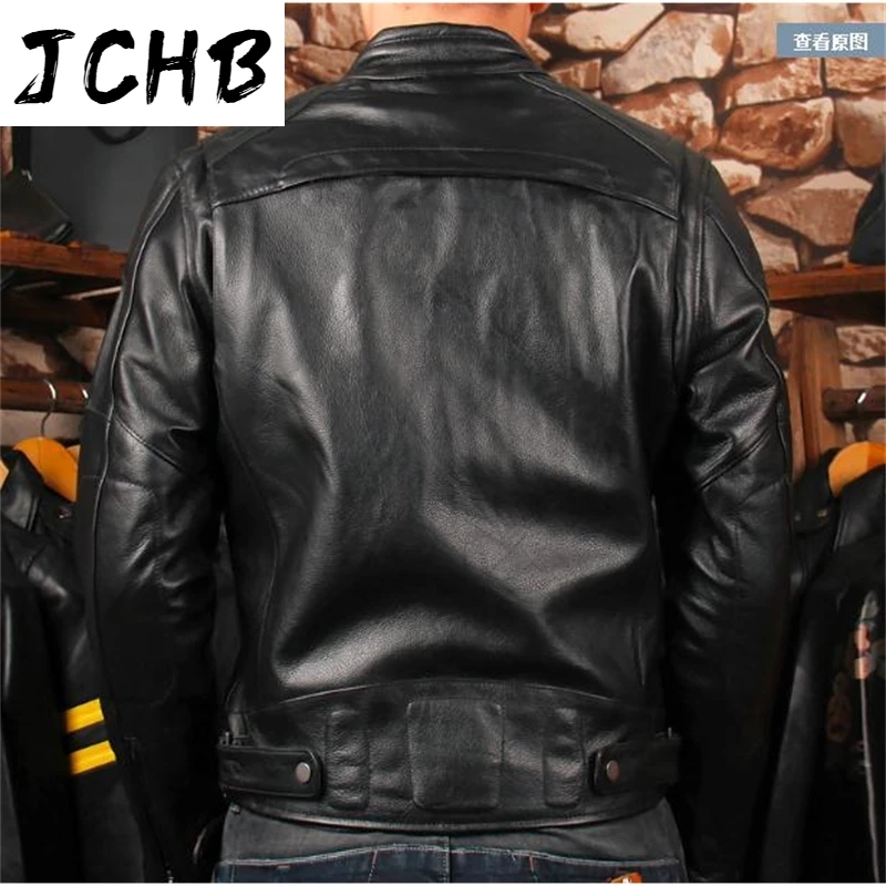 

clothing shipping,Brand Free winter thicker Jacket men's genuine leather biker jacket.motorcycle suede Plus size