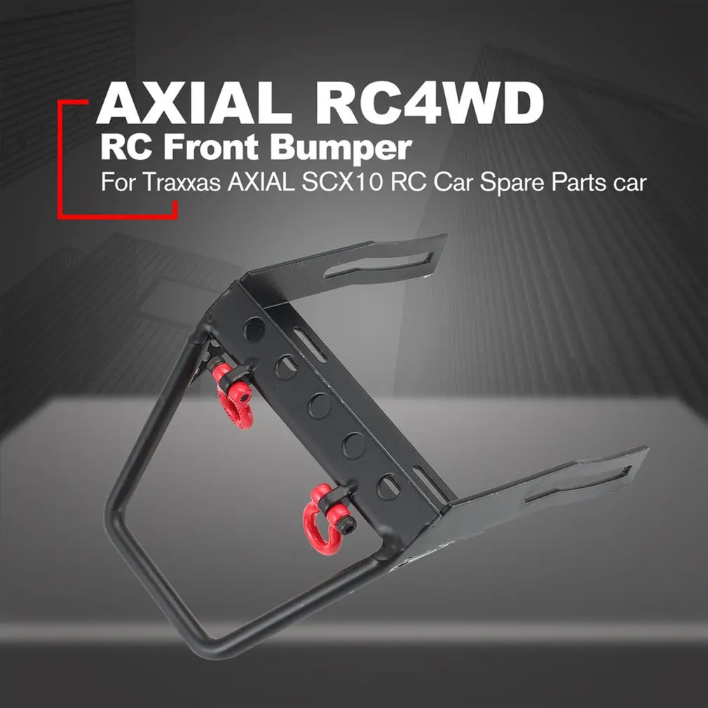 

Металлический Стальной передний бампер для внедорожника Traxxas AXIAL SCX10, запасные части для гусеничного автомобиля, аксессуары, компоненты