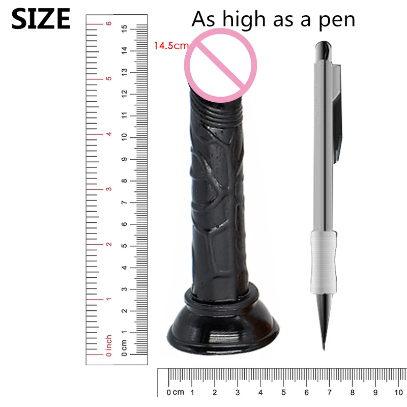 14 5 см реалистичный дилдо для секса игрушки без вибратора Анальная пробка ремешок