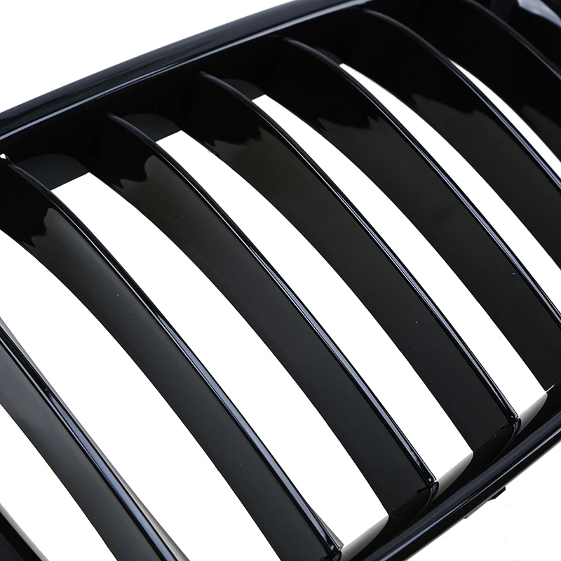 

POSSBAY Car Front Center Grills for BMW X1 E84 16d/16i/18d/18dx 2009-2015 Shiny Gloss Black Front Bumper Hood Sport Grilles