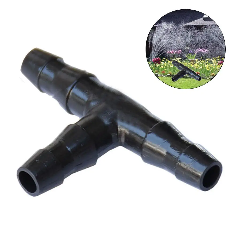 Тройник садового шланга 3 ходовой разъем 4/7 колючая головка 1/4 простая установка.