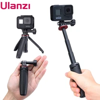 ulanzi mt 09 extendable selfie stick for gopro portable vlog selife stick tripod stand for gopro hero 8765 blackgopro max