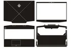 Углеродная Виниловая наклейка для ноутбука 2019 HP Omen 15-dh0000 dh0020ng dh0203ng DH0014NG DH0002ng DH0011ng DH0007TX 15,6