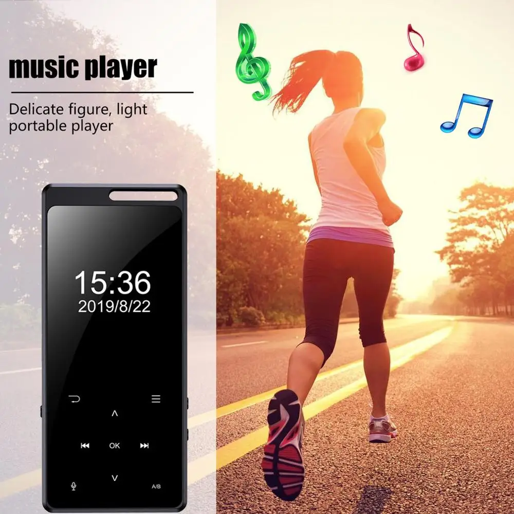 2,4 дюймовый экран K7 Беспроводной внешний Mp3 сенсорный музыкальный плеер Студенческая версия Mp3 плеер Walkman