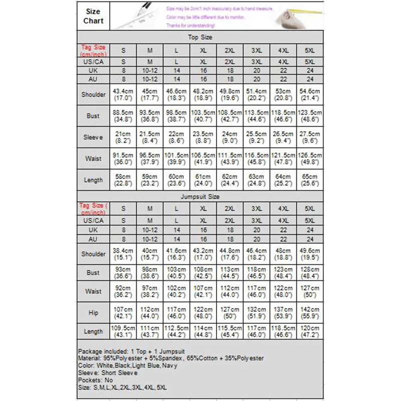 

VONDA Sexy Sleeveless Wide Leg Rompers With Short Sleeve Tops Loose Two-piece Suspenders Overalls Pantalones Plus Size 5XL