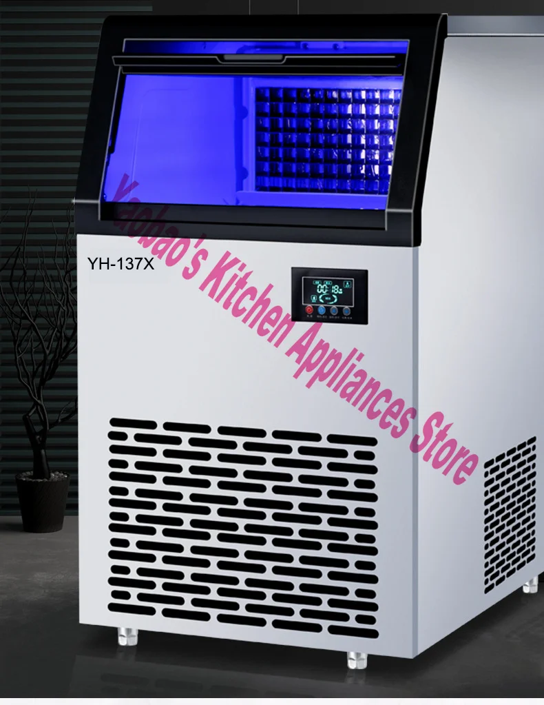 Электрический автоматический льдогенератор с водяным охлаждением 120 кг/24 часа