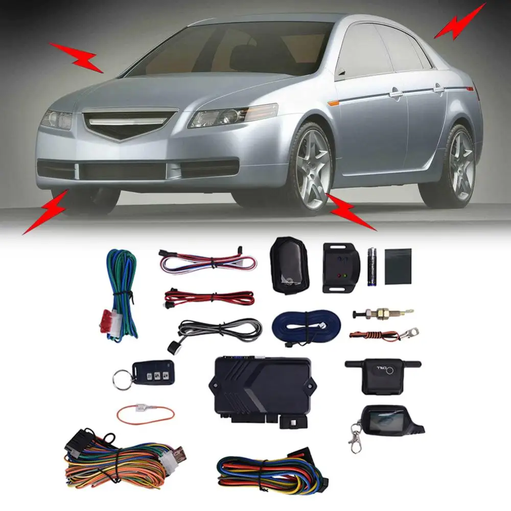 New Russian And English Version Two-way Car Alarm Burglar System Remote Control With Start B9 | Автомобили и мотоциклы
