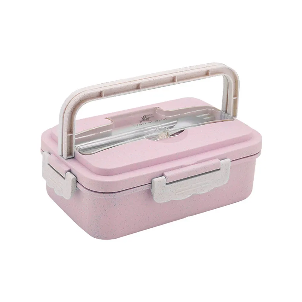 21x13x7cm pink1 Urijk Ланч-бокс es контейнеры для еды микроволновая печь Bento box для детей контейнеры для еды для пикника портативная коробка для хранения еды Ланч-бокс - Цвет: 21x13x7cm pink1