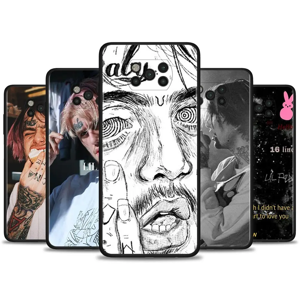 

lil peep Funda For Poco X3 M3 Pro NFC F1 Shell for Mi Note 10 Pro Coque for Mi CC9 Pro CC9E A3 A2 Lite Para