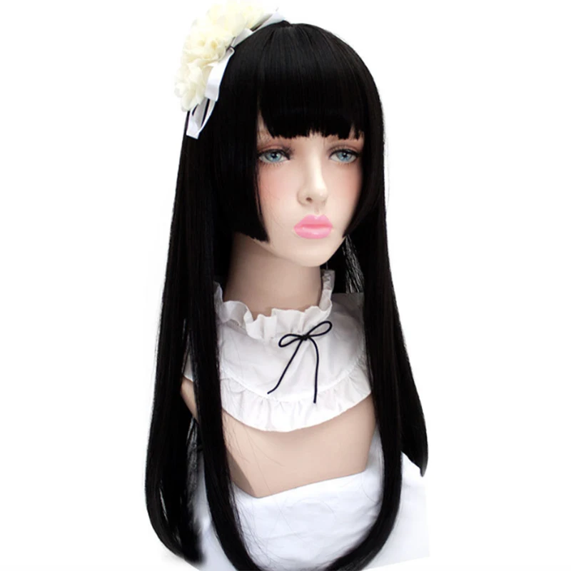 Парик женский термостойкий синтетический для косплея Модный с рисунком аниме