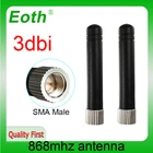 EOTH 868 МГц антенна 3dbi sma male 915 МГц lora антенна pbx iot модуль lorawan сигнальный приемник антенна с высоким коэффициентом усиления